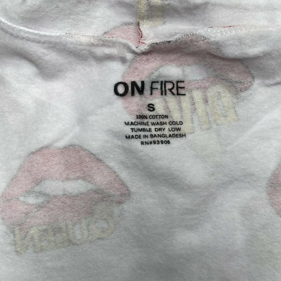 on fire sweatshirt Cosy size S white - Picture 8 of 10